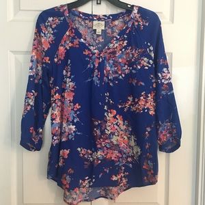 St. John’s Bay Watercolor Top